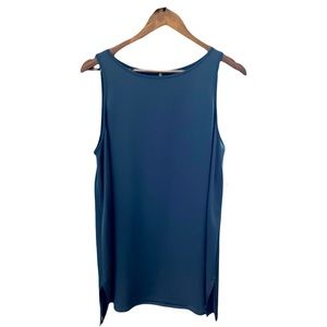 Eileen Fisher- Navy blue Sleeveless Tunic